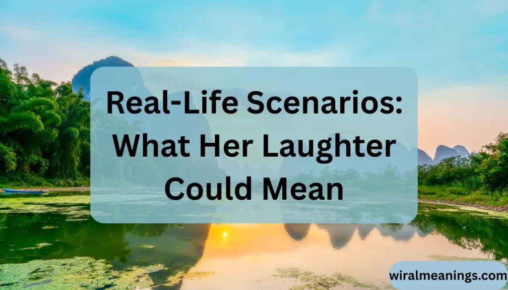 Why Does a Girl Make You Laugh