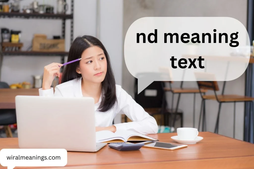 nd meaning text