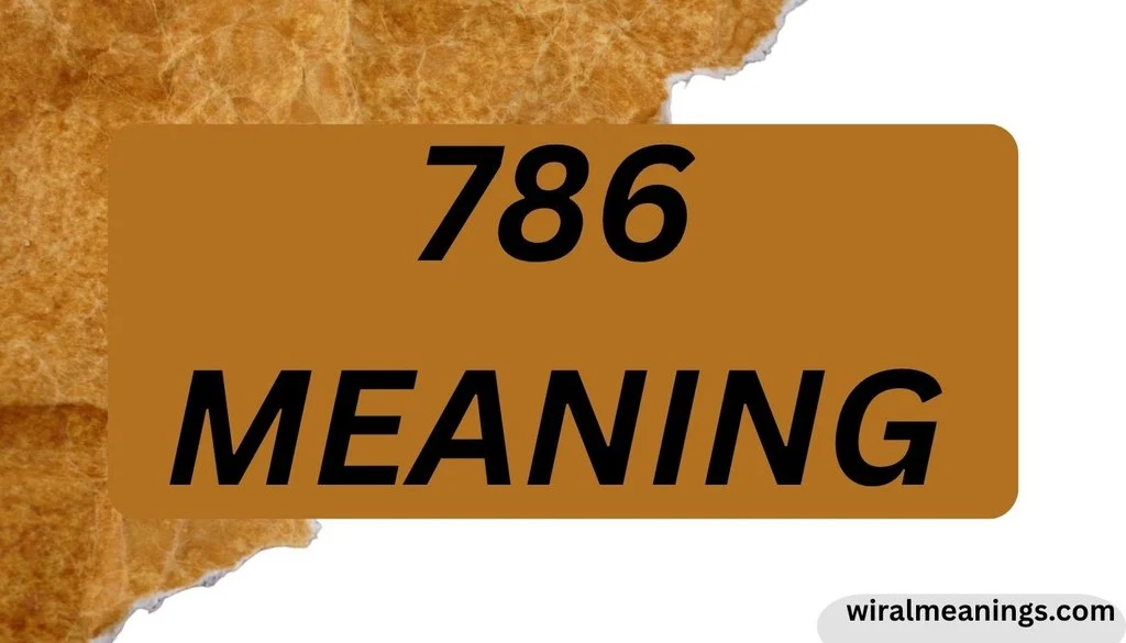 786 Meaning